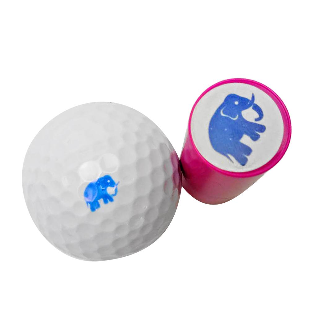 Colorfast Quick-dry Golf Ball Stamp Stamper Marker Impression Seal Gift