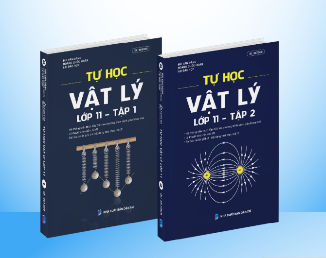 Combo 2 sách id tự học Vật lý lớp 11 chương trình SGK mới Moonbook&quot;