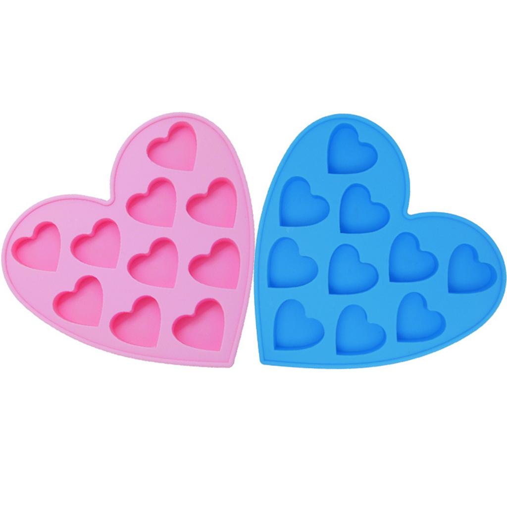 Star Heart Silicone Mould Mold Chocolate Candy Gummy Maker Ice Jelly Tray