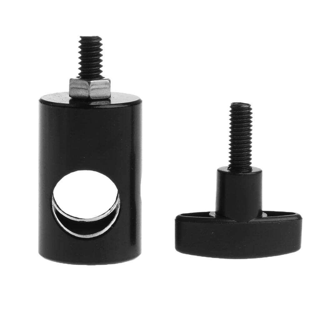 6x 5/8 Inches Receiver with 1/4 Inches - 20 Thread Adapter Mount