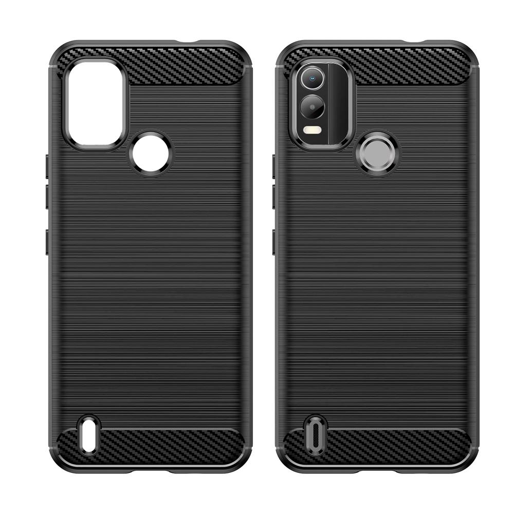 Ốp lưng dành cho Nokia C21 Plus ốp silicone mềm Carbone phay xước chống sốc chống vân tay