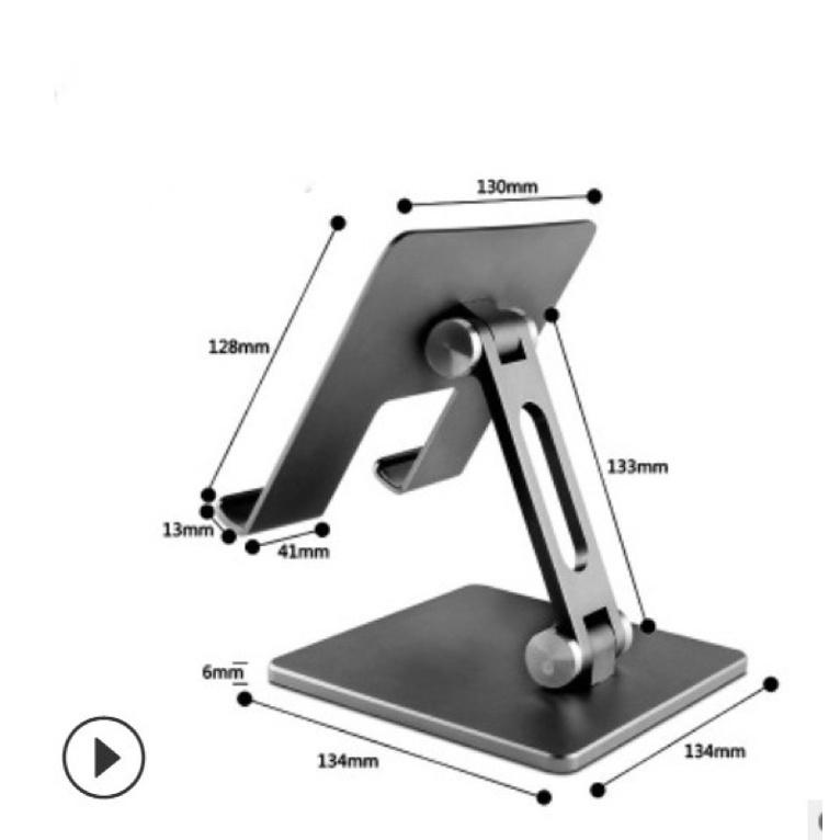 Giá đỡ Ipad/điện thoại/máy tính bảng để bàn gấp gọn, hợp kim nhôm cao cấp chắc chắn, độ hoàn thiện cao
