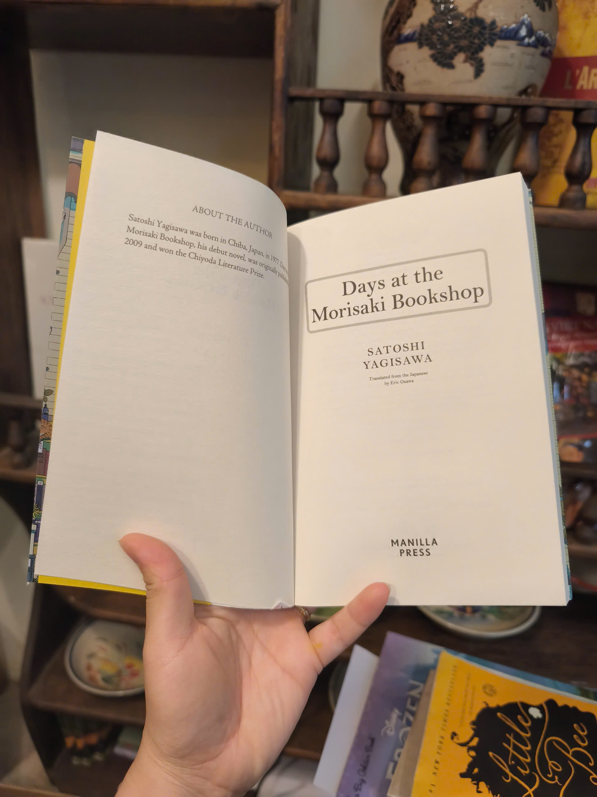 Sách - Days at the Morisaki Bookshop: A Novel by Satoshi Yagisawa/Best of #BookTok