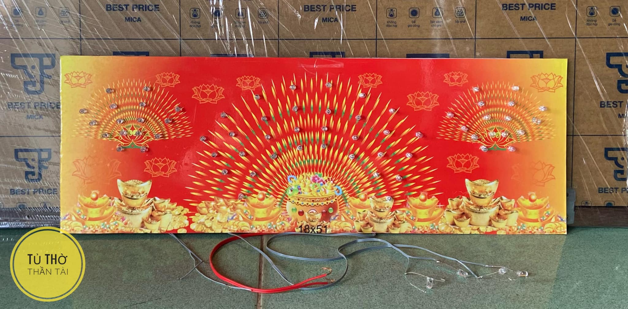 Bảng Mạch Điện Tử Nháy Hộp Đèn Dùng cho Bàn thờ Thần Tài có Hộp Đèn - Mẫu 2