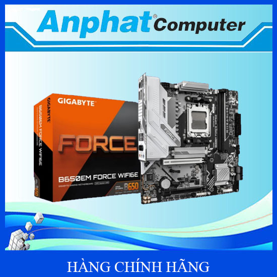 Bo Mạch Chủ Main Gigabyte B650EM FORCE WF6E Socket AM5 WIFI 6E D5 – Hàng Chính Hãng