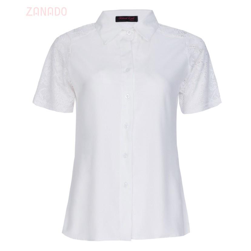 Áo Sơ Mi Nữ Phối Ren Điệu Đà - QA00152
