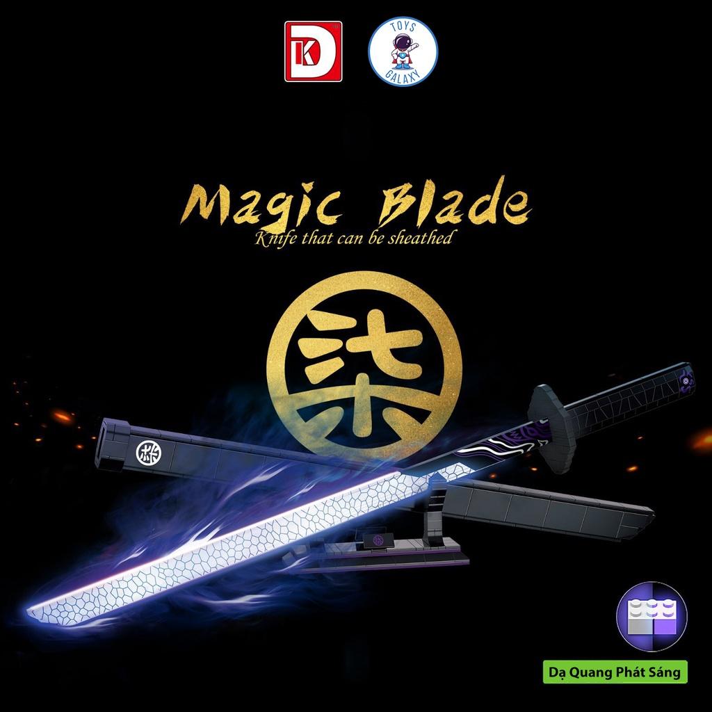 Đồ Chơi Lắp Ráp Kiểu Mô Hình Thanh Dạ Quang Phát Sáng Magic Blade Trong Scissor Seven DK1505