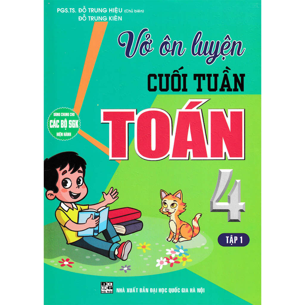 Combo Vở Ôn Luyện Cuối Tuần Toán 4 Tập 1 + 2