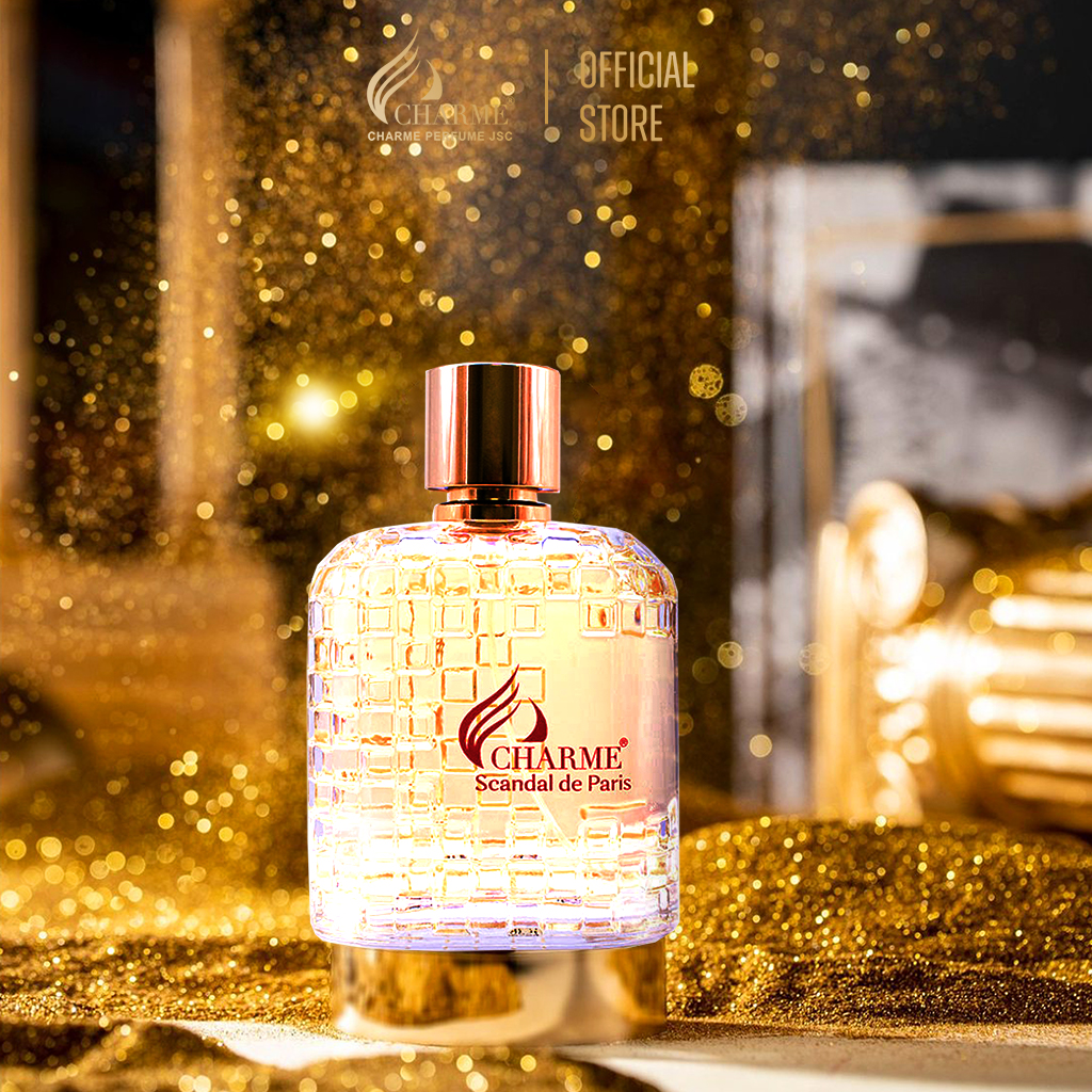 Nước hoa nữ sang trọng, Charme Scandal De Paris, quyến rũ, sang trọng, lưu hương nồng nàn, 100ml