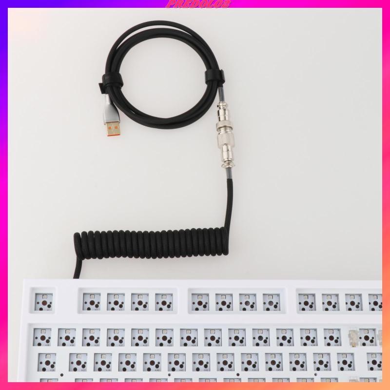 Dây Cáp Xoắn Micro USB 1.8M Dành Cho Bàn Phím Cơ Chơi Game