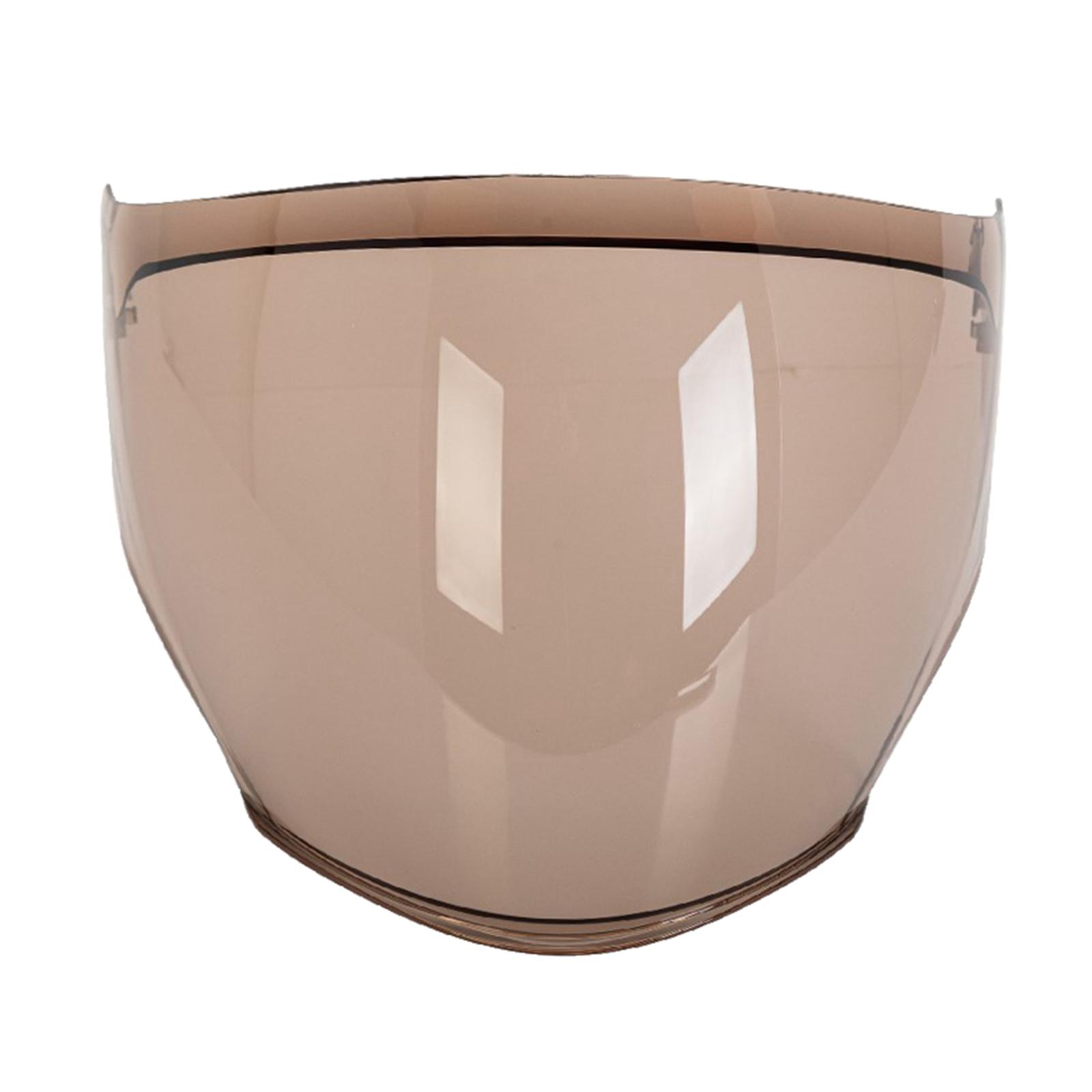 PC Open Face Motorcycle Helmets Flip Up Visor Wind Shield Lens for KYT NFJ A
