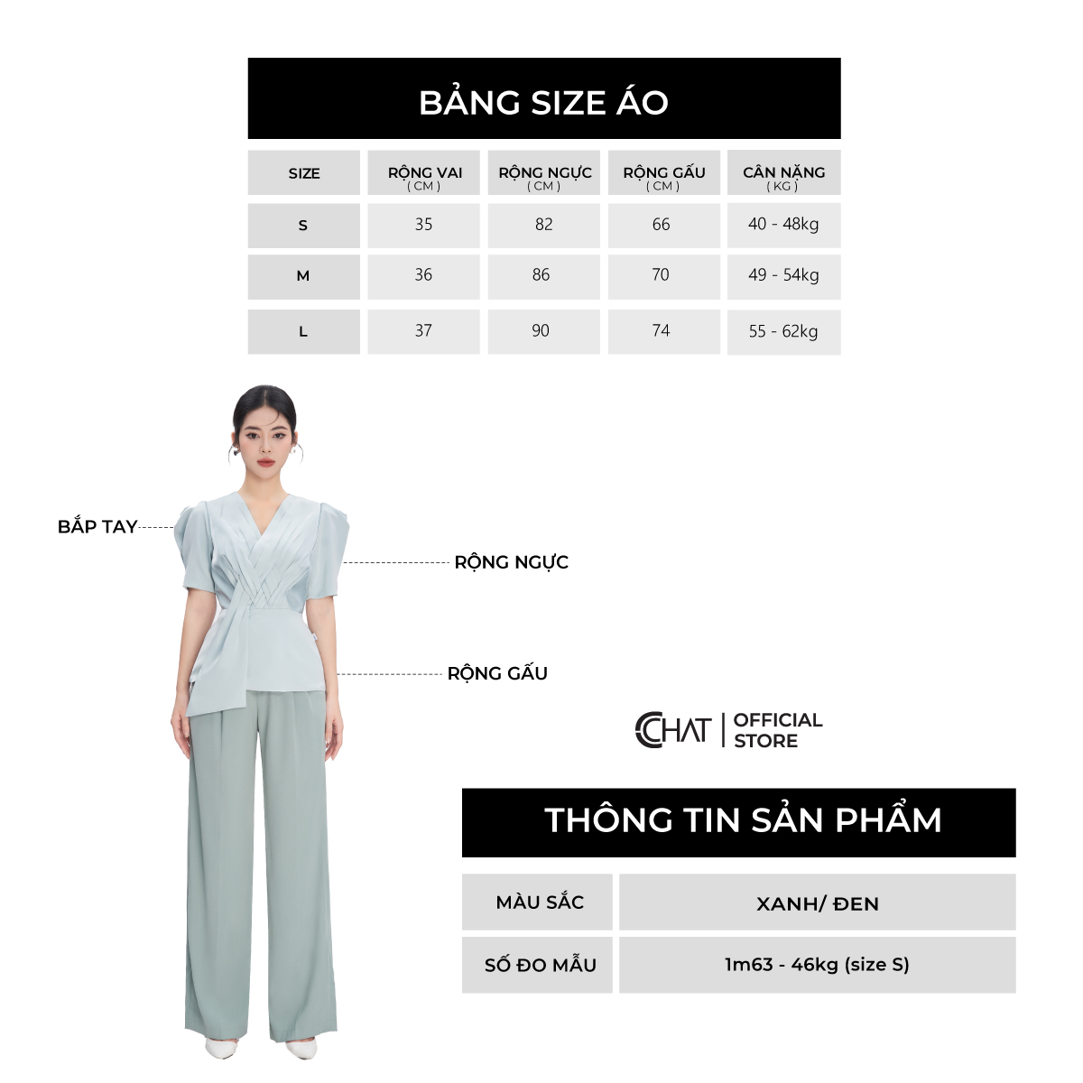 Áo Kiểu Nữ  Dáng Peplum Vạt Chồng Đan Eo Chất Lụa Cao Cấp Mềm Mịn 53ANL2001OT