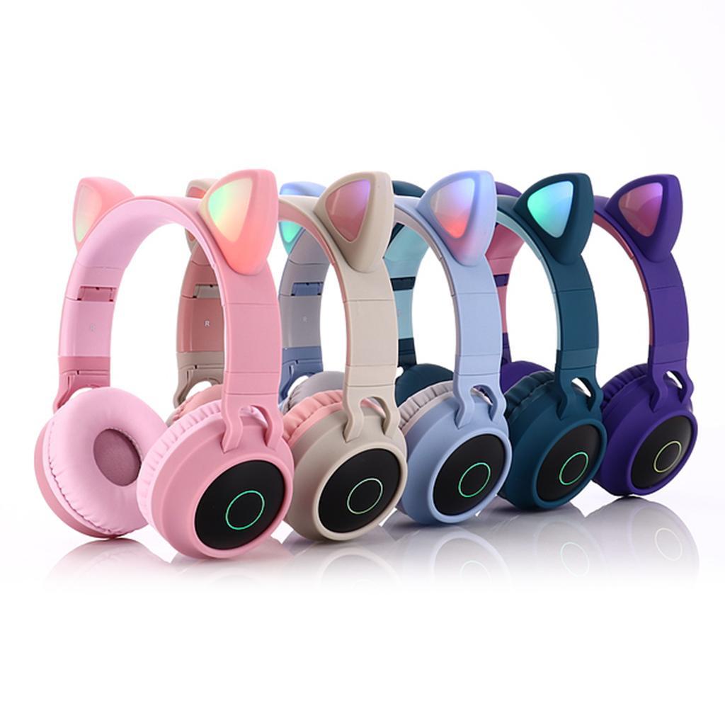 Wireless Bluetooth Headset Over the Ear Headphone Microphone