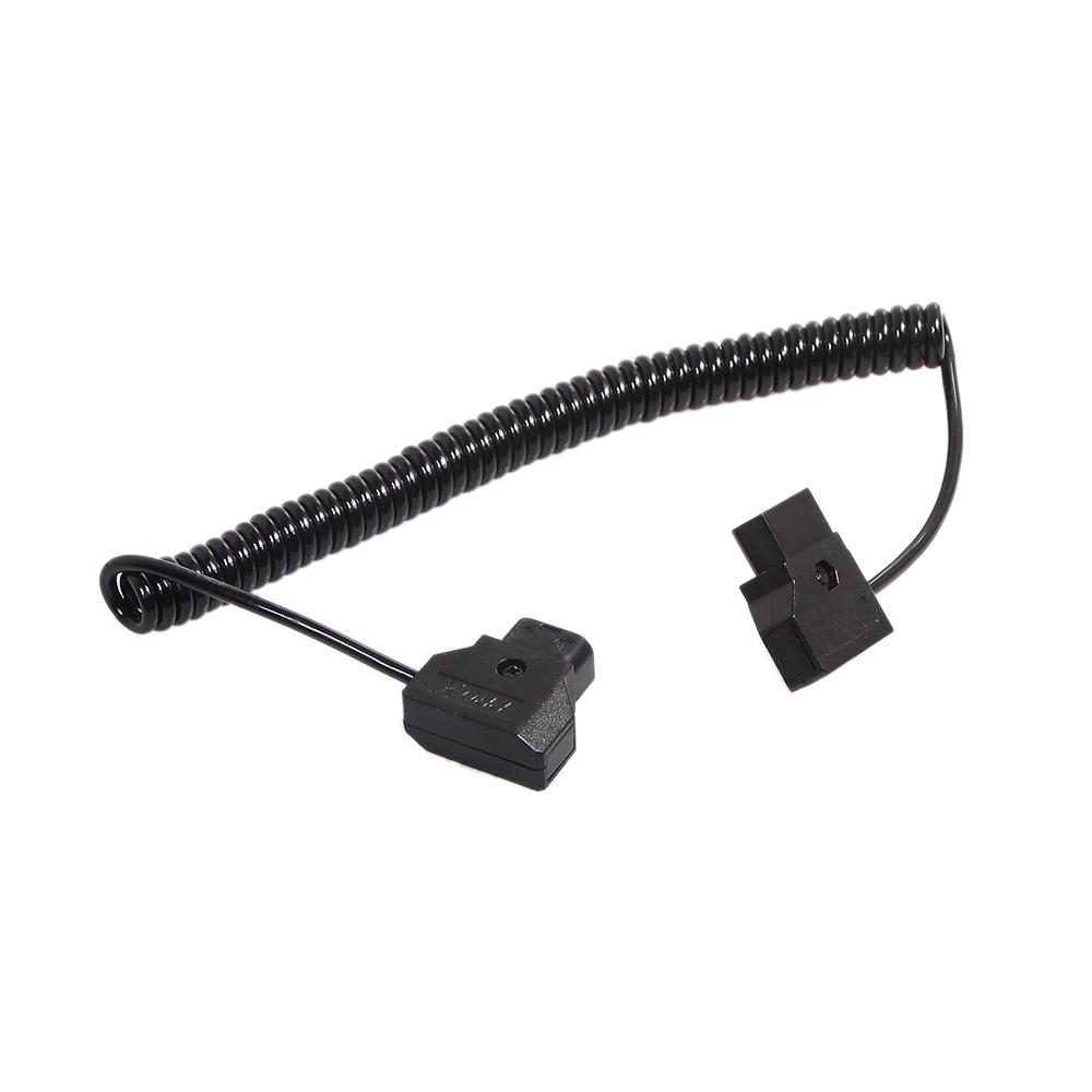 D-TAP 2 Pin Male to Male Extension Adapter Cable for DSLR Rig Anton Bauer Battery Dtap to Dtap Elastic Cable 1M