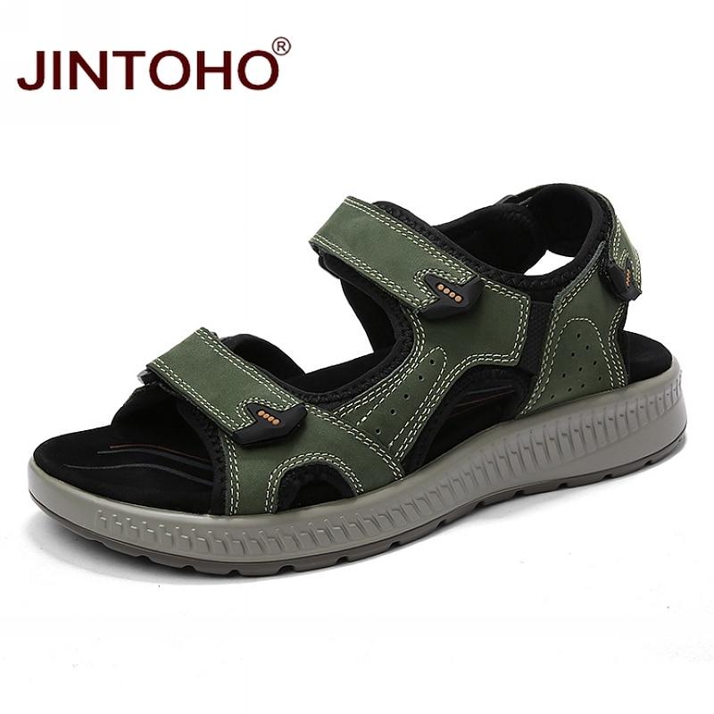 Giày Sandal Da Đi Biển Thời Trang Cho Nam Size 38-48