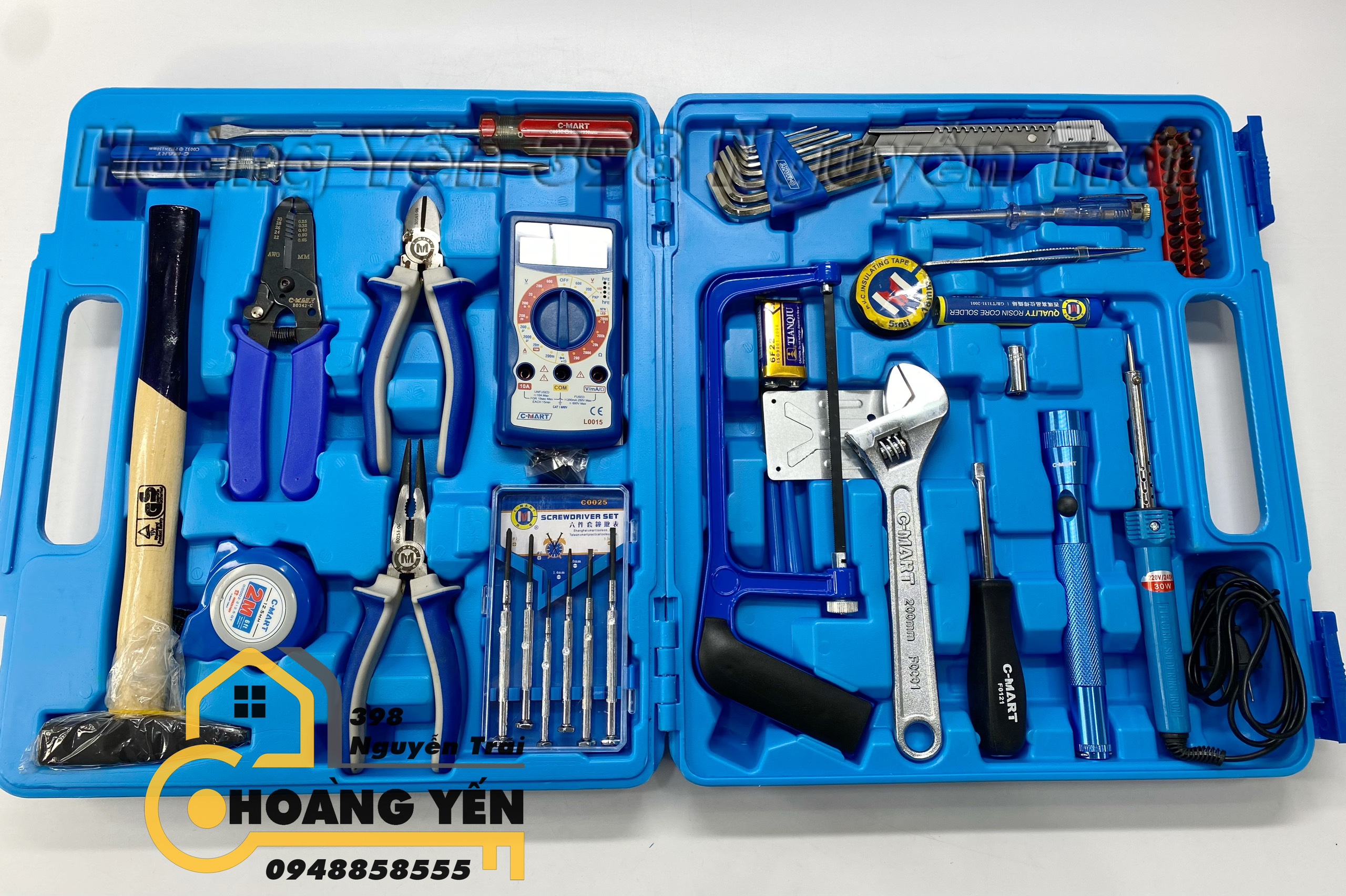 Bộ dụng cụ sửa chữa gia đình Bộ Dụng Cụ Sửa Chữa Đa Năng 59 chi tiết chính hãng C-MART