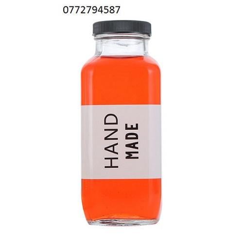 Chai Thủy Tinh Vuông 250ML 350ML 500ml Nắp Nhựa | Tuỳ Chọn