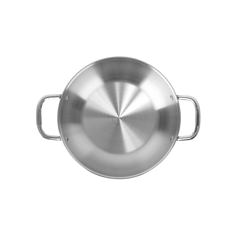 Chảo Xào Kiêm Nồi Lẩu inox cao cấp 3 lớp đáy liền ELMICH TRI-MAX - Hàng Chính Hãng