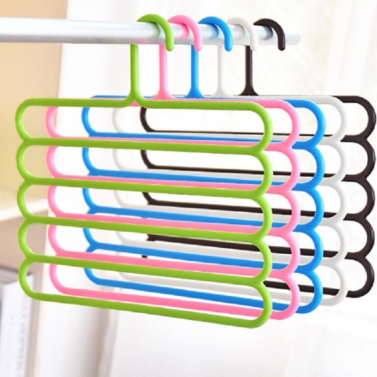 Combo 2 móc treo đồ đa năng tiết kiệm diện tích (màu sắc ngẫu nhiên)