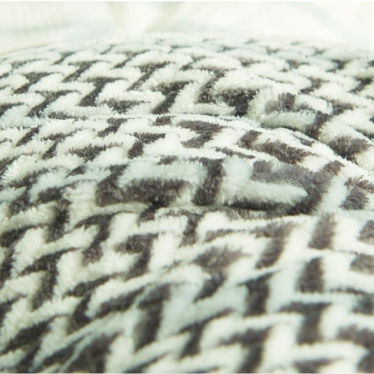 Vỏ gối tựa lưng, vỏ gối sofa họa tiết xương cá phong cách Hàn Quốc - cutam.homedecor