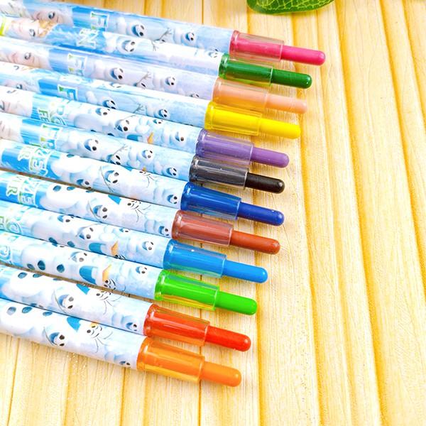 Vỉ 12 cây bút sáp vặn tô màu loại đẹp chất lượng cao