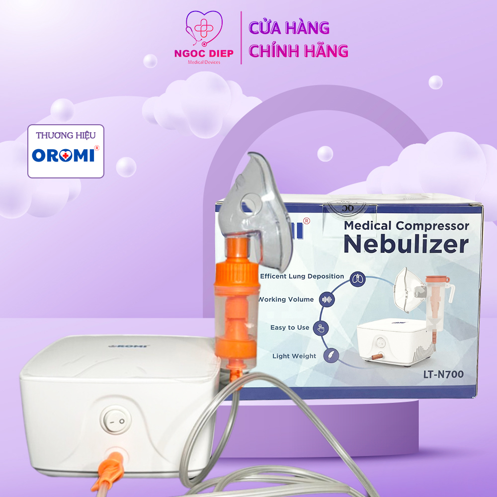 Máy xông khí dung cho bé OROMI LT-N700 - Bộ khí dung mũi họng chính hãng