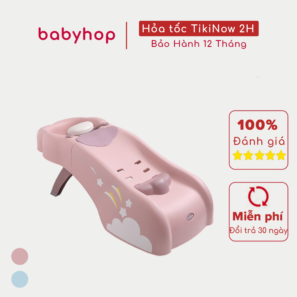 Ghế tắm gội đầu  có nấc điều chỉnh theo đội tuổi cho bé 2 đến 15 tuổi thương hiệu Babyhop 