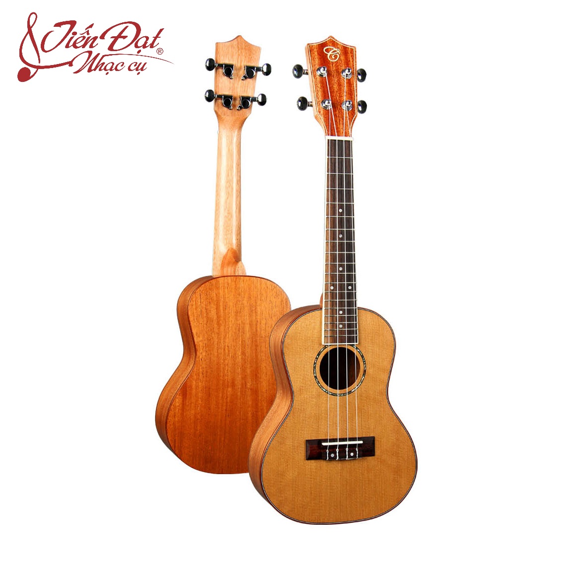 Đàn Ukulele Concert Chard U-24E, Mặt Đàn Gỗ Tuyết Tùng - Hàng chính hãng