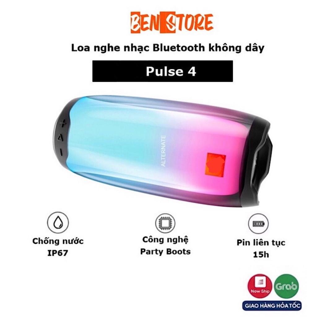 Loa bluetooth Pulse 4+ 1:1 FULL LED 360 ĐỘ theo điệu nhạc, chất lượng âm tuyệt hảo, thiết kế đẹp mắt