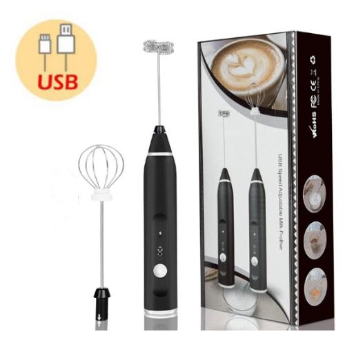 Máy Đánh Trứng, Tạo Bọt Sữa,Cafe, Cầm Tay Sạc Điện Tiện Ích, Có Cổng Sạc Usb (hàng chuẩn làm caphe bọt biển)