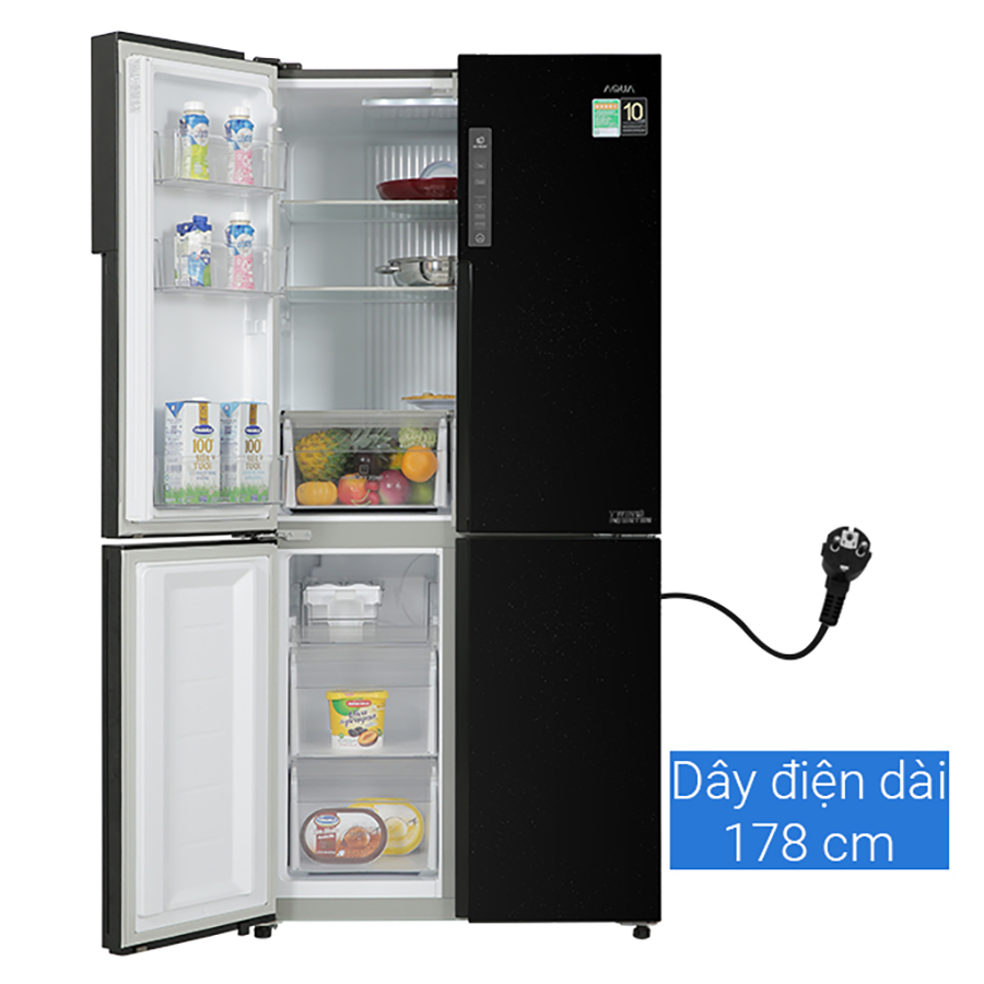 Tủ lạnh Aqua Inverter 456 lít AQR-M525XA(FB) - Chỉ giao HCM
