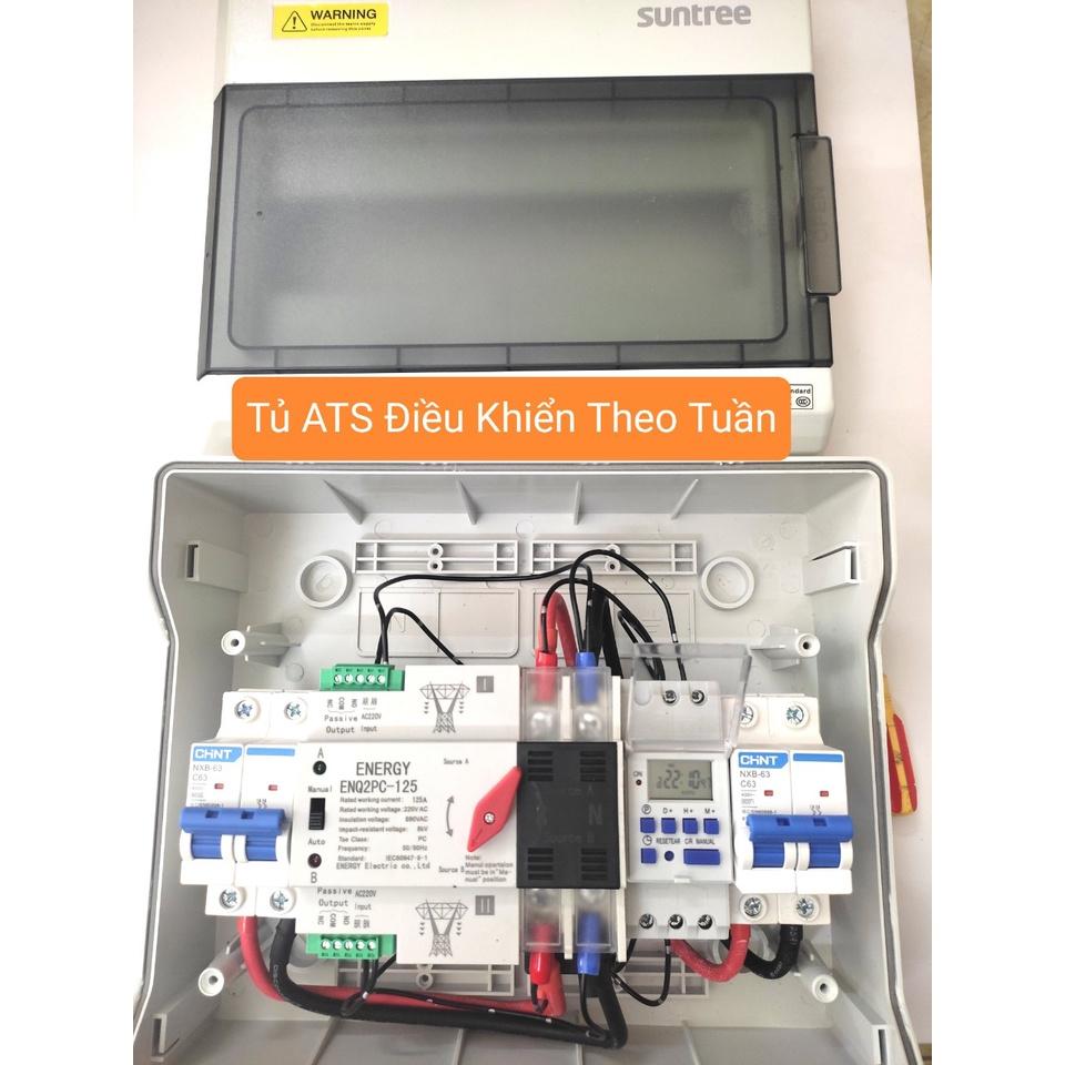 Công Tắc Hẹn Giờ Điện Tử Lập Trình THC15A 16A/220V(Trắng) - Hẹn Giờ Luân Phiên Theo Tuần 16 0N/OFF- Thiết Bị Điện