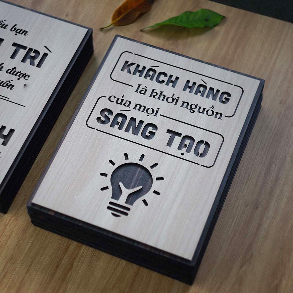 Tranh động lực TBIG103 - Khách hàng là khởi nguồn của mọi sáng tạo