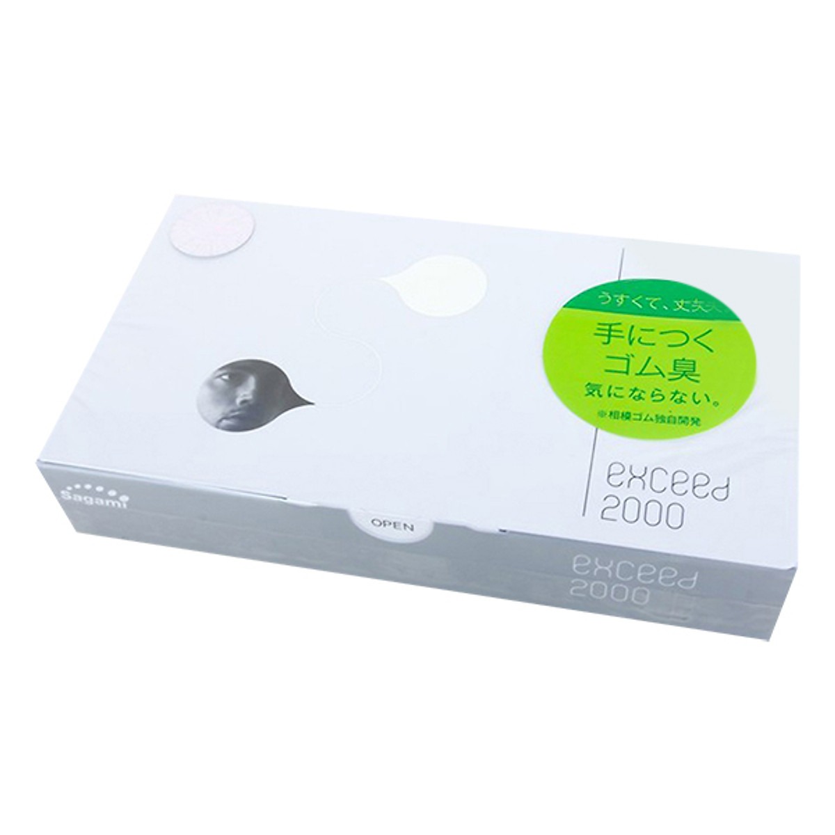 Bao Cao Su Sagami Exceed 2000 - Thiết Kế 3D - 2 Lớp Lượn Sóng Chống Tuột - Không Mùi Cao Su - Nhập Khẩu Nhật Bản - Che Tên Sản Phẩm