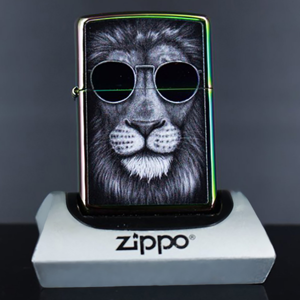 Bật Lửa Zippo 151 Lion In Sunglasses Design