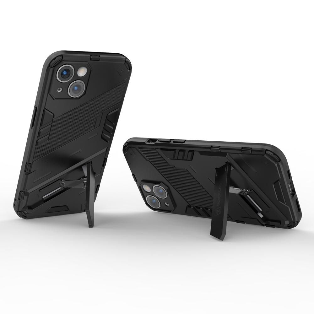 Ốp lưng cho iPhone 14, Ốp chống sốc Iron Man PUNK cao cấp kèm giá đỡ cho iPhone 14