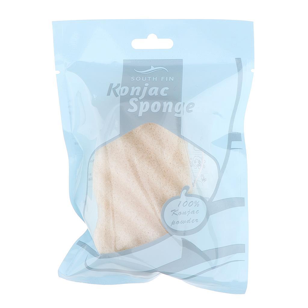 100% Pure Natural Konjac Sponge, 6 Each