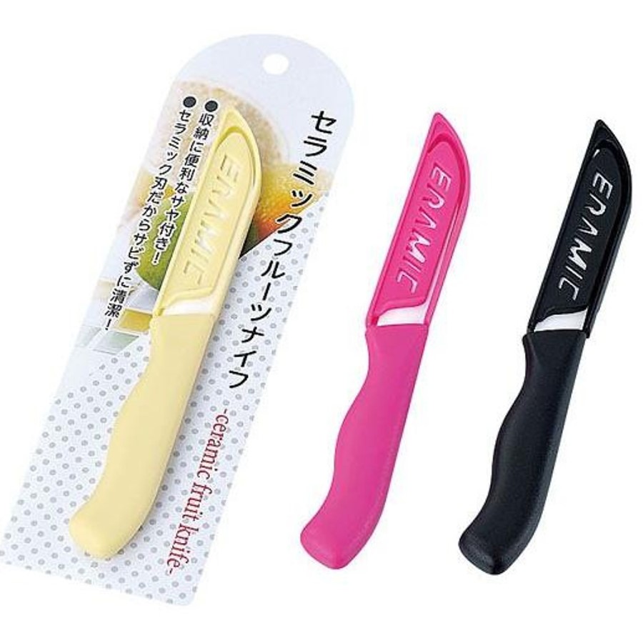 Combo 02 Dao gọt trái cây Nhật Bản lưỡi gốm sứ cao cấp  - Giao mầu ngẫu nhiên