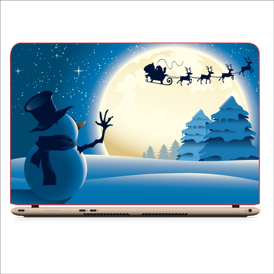 Miếng Skin Dán Decal Laptop Giáng Sinh 2019 - Mã: DCLTGS 022