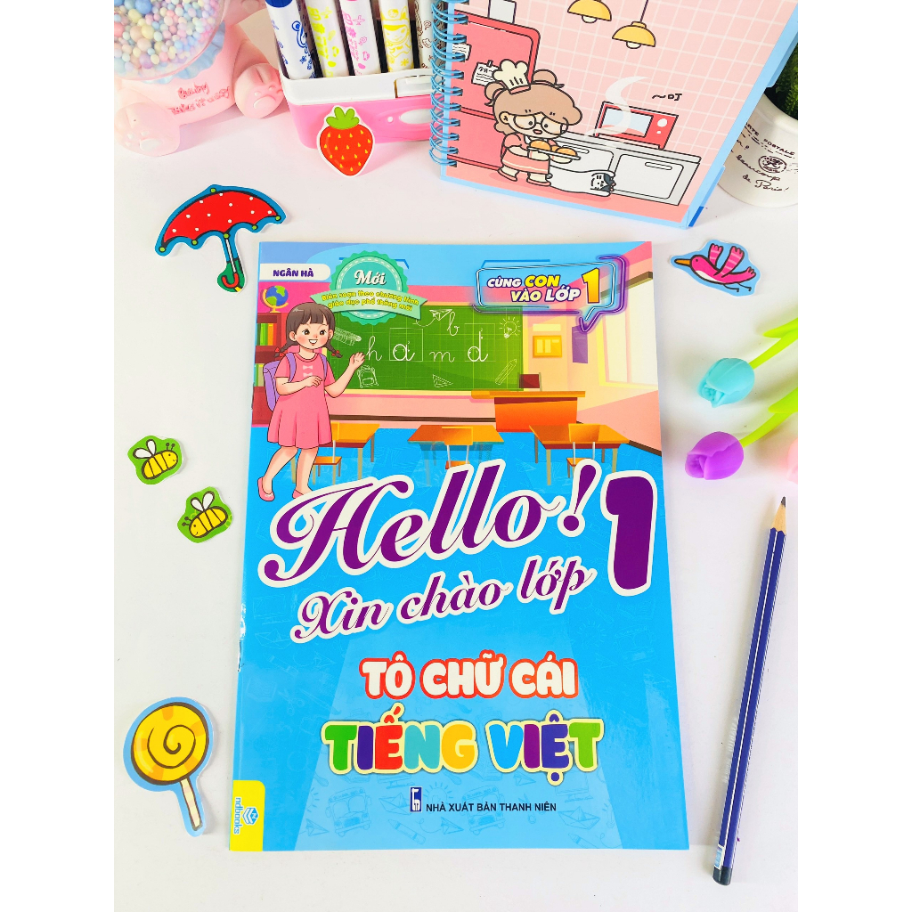 Sách - Trọn Bộ 5 Cuốn Hello! Xin Chào Lớp 1 - Biên Soạn Theo Chương Trình Mới - ndbooks