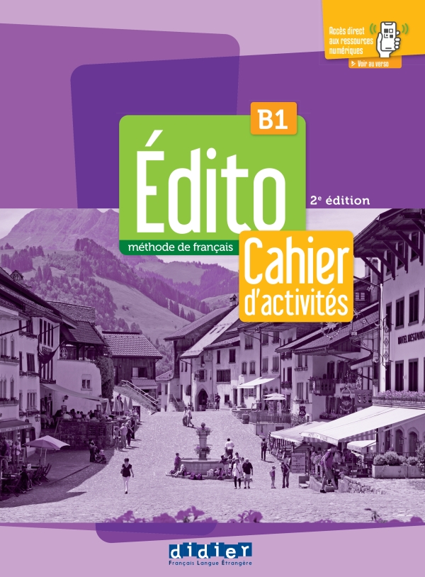 Sách học tiếng Pháp EDITO B1 - EDITION 2022-2024 - CAHIER + DIDIERFLE.APP