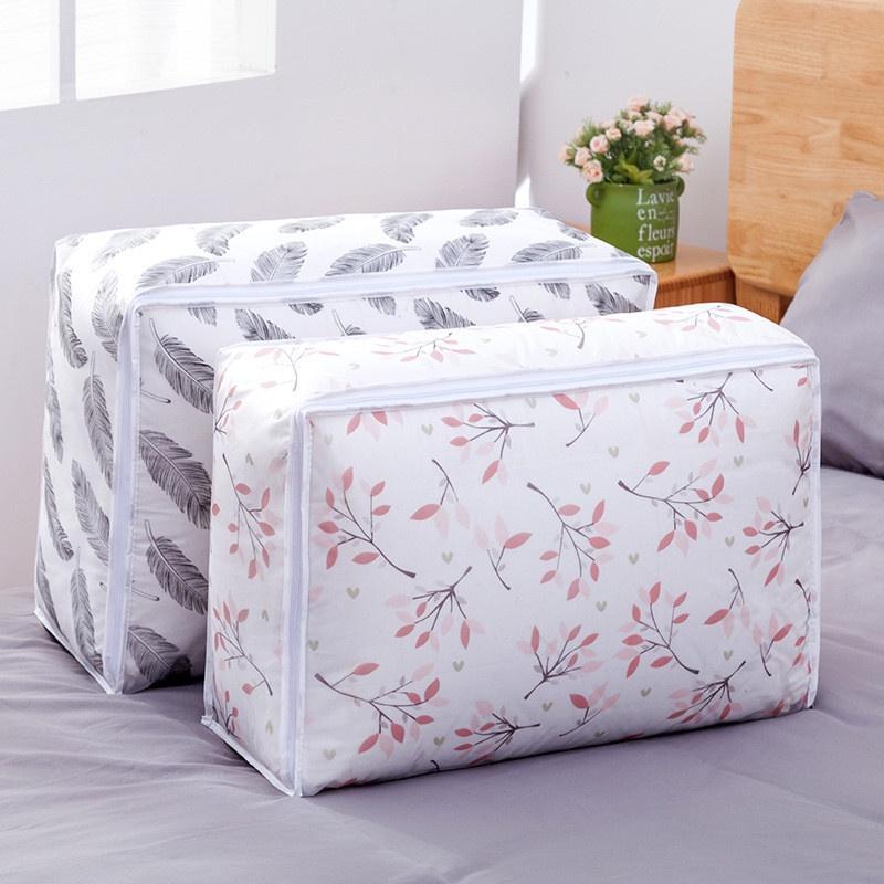 Túi Đựng Chăn Mền/Quần Áo Trong Suốt Có Thể Gấp Gọn Tiện Dụng Mang Theo Du Lịch