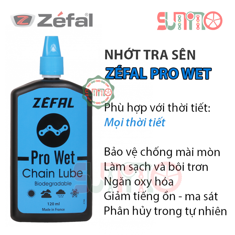 Dầu tra sên xe đạp ZEFAL 120ml chính hãng