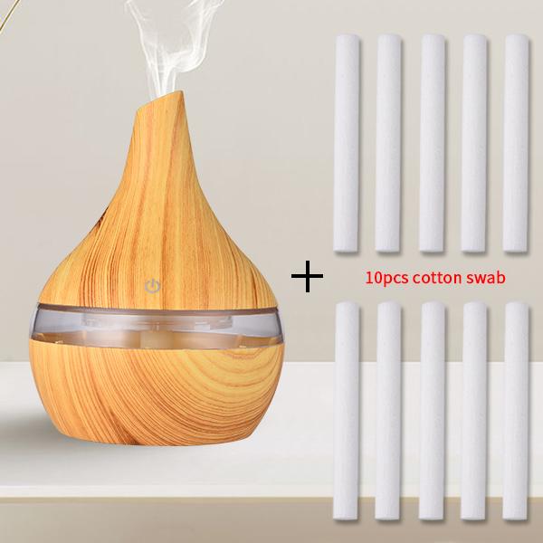 SaengQ Máy Phun Sương Tạo Độ Ẩm Điện Máy Khuếch Tán Lọc Không Khí Gỗ Siêu Âm Thanh Máy Tạo Độ Ẩm Phun Sương Tinh Dầu Thông Thơm Mát Phun Sương Tạo Cho Gia Đình