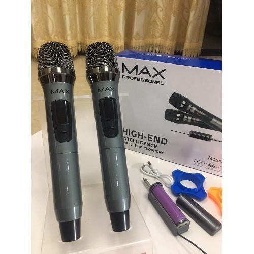 Combo karaoke tuyệt đỉnh Micro Max 39 và Mixer Max 99 âm thanh nổi trầm bổng cực hay