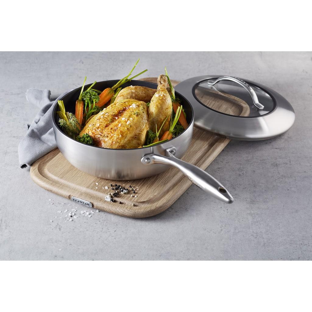 Chảo chống dính đáy từ cao cấp Scanpan CTX 26cm 65082600, đúc liền 7 lớp, bảo hành chống dính 3 năm, sản xuất tại Đan Mạch