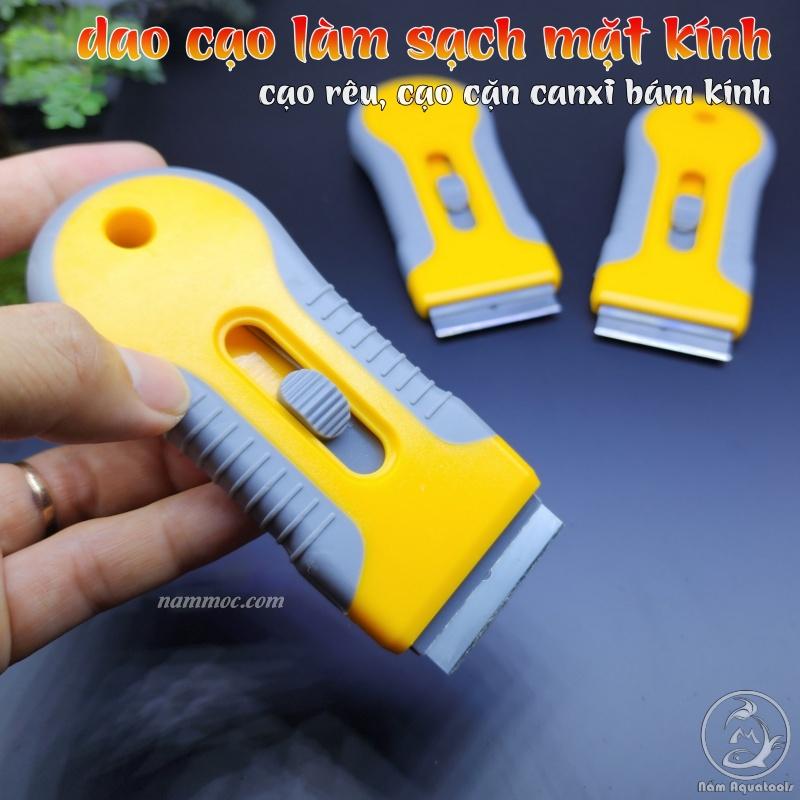 Cây Dao Cạo Làm Sạch Mặt Kính | Cạo Rêu, Cặn Bám Kính Bể Cá Cảnh Thuỷ Sinh