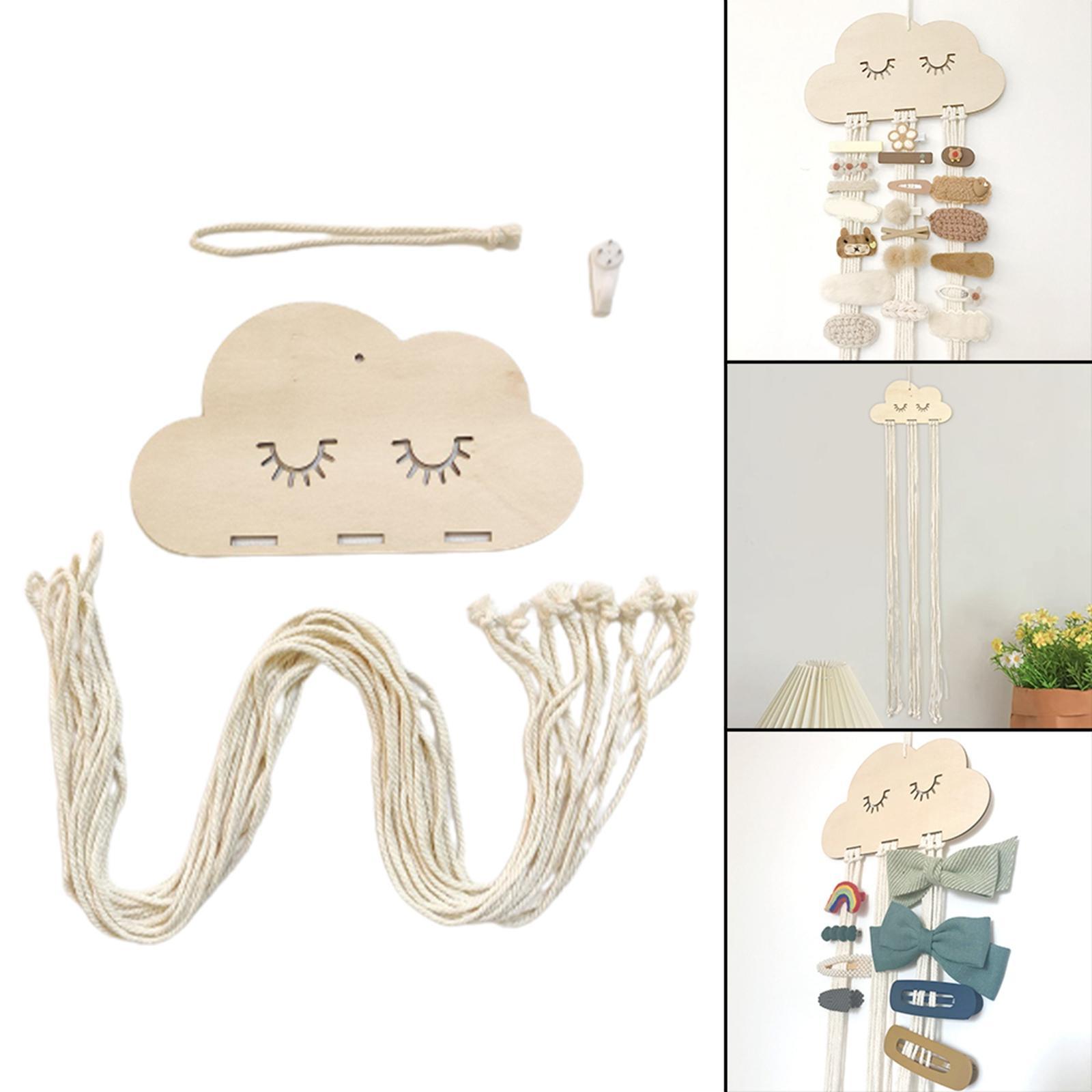 Hair Clips Holder,Fringe Hair Bows Headband Holder Storage Organizer Hanger for Girls