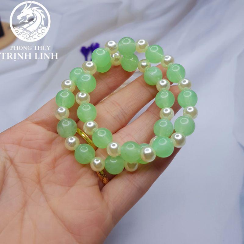 VÒNG CHUỖI HẠT BẸT XANH LÁ SIZE 10LY