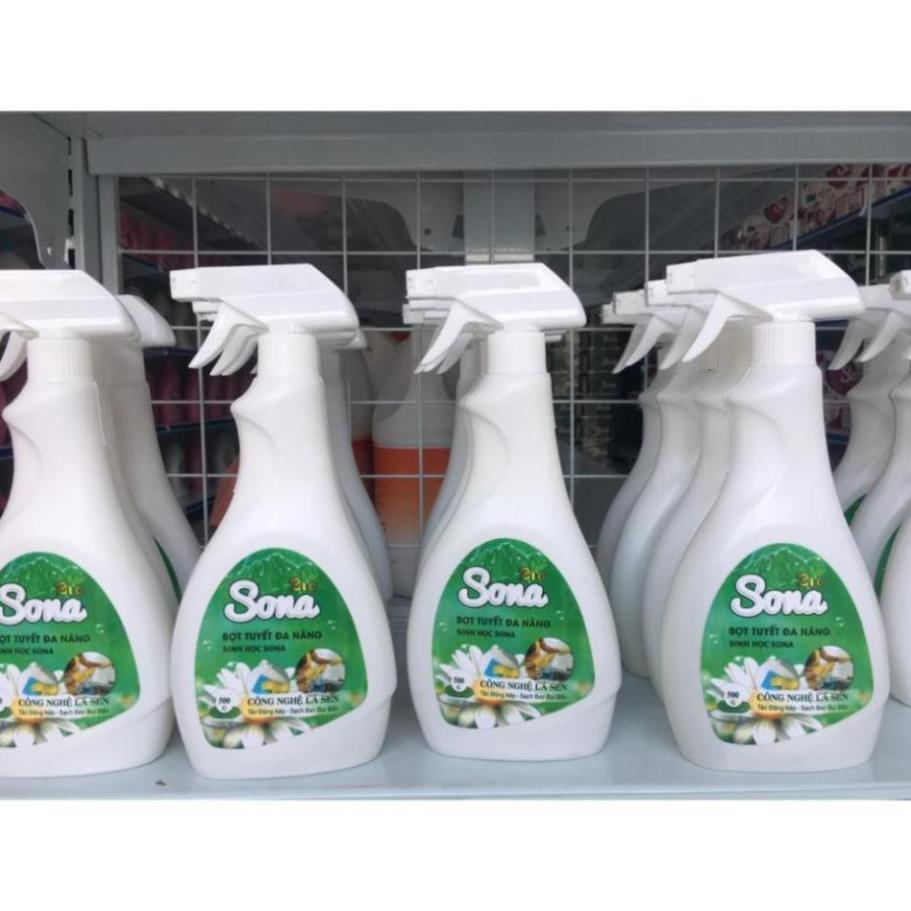 Xịt Đa Năng, Tẩy Rửa Vết Bẩn Nhà Bếp, Lau Kính Sạch Bong, Vệ Sinh Bề Mặt SoNa 500ml